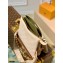 Louis Vuitton Monogram-embossed Lambskin Coussin PM Bag M57793 Cream 2021
