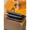 Louis Vuitton Monogram-embossed Lambskin Coussin PM Bag M57790 Black 2021