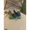 Gucci Washed GG Jacquard Denim Espadrilles Dark Blue 2021