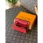 Louis Vuitton Monogram Empreinte Leather Cléa Wallet Red 2021