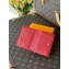 Louis Vuitton Monogram Empreinte Leather Cléa Wallet Red 2021