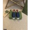 Gucci Washed GG Jacquard Denim Espadrilles Slippers Dark Blue 2021