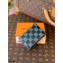 Louis Vuitton Damier Infini 3D Leather Pocket Organizer Wallet N60438 Green 2021