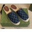 Gucci Washed GG Jacquard Denim Espadrilles Slippers Dark Blue 2021