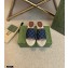 Gucci Washed GG Jacquard Denim Espadrilles Slides Dark Blue 2021