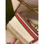Gucci Interlocking G and Web Embroidered Canvas Espadrilles White 2021