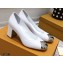 Louis Vuitton Heel 7cm Louise Pumps White 2021