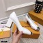 Louis Vuitton Heel 7cm Louise Pumps White 2021