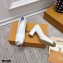 Louis Vuitton Heel 7cm Louise Pumps White 2021