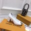 Louis Vuitton Heel 7cm Louise Pumps White 2021
