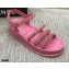 Chanel Chain Calfskin Sandals G37140 Pink 2021