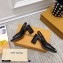Louis Vuitton Heel 7cm Louise Slingback Pumps Black 2021