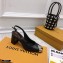 Louis Vuitton Heel 7cm Louise Slingback Pumps Black 2021
