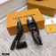 Louis Vuitton Heel 7cm Louise Slingback Pumps Black 2021