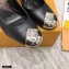 Louis Vuitton Heel 7cm Louise Slingback Pumps Black 2021