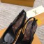 Louis Vuitton Heel 7cm Louise Slingback Pumps Black 2021