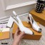 Louis Vuitton Heel 7cm Louise Slingback Pumps White 2021