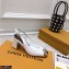 Louis Vuitton Heel 7cm Louise Slingback Pumps White 2021
