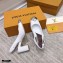 Louis Vuitton Heel 7cm Louise Slingback Pumps White 2021