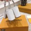 Louis Vuitton Heel 7cm Louise Slingback Pumps White 2021
