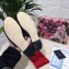 Dolce & Gabbana Lace Sliders Black with Devotion Heart 2021