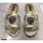 Dolce & Gabbana Lace Sliders Gold with Devotion Heart 2021