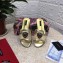 Dolce & Gabbana Lace Sliders Gold with Devotion Heart 2021