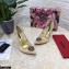 Dolce & Gabbana Heel 10.5cm Taormina Lace Pumps Gold with Devotion Heart 2021