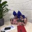 Dolce & Gabbana Heel 10.5cm Taormina Lace Pumps Blue with Devotion Heart 2021