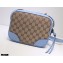 Gucci Bree Original GG Canvas Mini Messenger Bag 387360 Blue 2021