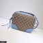 Gucci Bree Original GG Canvas Mini Messenger Bag 387360 Blue 2021