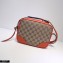 Gucci Bree Original GG Canvas Mini Messenger Bag 387360 Orange 2021