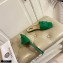 Versace La Medusa Leather Sliders Green 2021