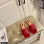 Versace La Medusa Leather Sliders Red 2021