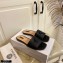 Versace La Medusa Leather Sliders Black 2021