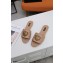Dolce & Gabbana Leather Sliders Nude with Devotion Heart 2021