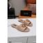 Dolce & Gabbana Leather Sliders Nude with Devotion Heart 2021