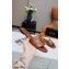 Dolce & Gabbana Leather Sliders Brown with Devotion Heart 2021