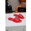 Dolce & Gabbana Leather Sliders Red with Devotion Heart 2021