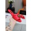 Dolce & Gabbana Leather Sliders Red with Devotion Heart 2021