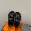 Hermes Takara Sandals Top Quality Black 2021