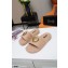 Dolce & Gabbana Matelassé Leather Beachwear Sliders Nude with Devotion Heart 2021