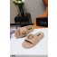Dolce & Gabbana Matelassé Leather Beachwear Sliders Nude with Devotion Heart 2021