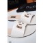 Dolce & Gabbana Calfskin Sliders White with DG Millennials Logo 2021