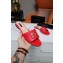 Dolce & Gabbana Calfskin Sliders Red with DG Millennials Logo 2021