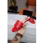 Dolce & Gabbana Calfskin Sliders Red with DG Millennials Logo 2021