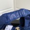 Chanel Cotton Canvas and Calfskin Small Hobo Bag AS2320 Navy Blue 2021