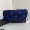Chanel Cotton Canvas and Calfskin Small Hobo Bag AS2320 Navy Blue 2021
