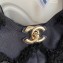 Chanel Cotton Canvas and Calfskin Large Hobo Bag AS2292 Black 2021