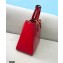 Fendi Leather FF Tote Small Bag Red 2021